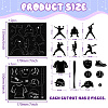 Silhouette Paper AJEW-WH0529-011-2