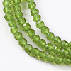 Glass Beads Strands EGLA-E057-02B-13-3