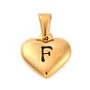 304 Stainless Steel Pendants STAS-P278-01F-G-1-1