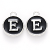 Platinum Plated Alloy Charms ENAM-S118-02E-P-1