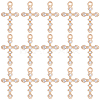 SUNNYCLUE 30Pcs Alloy Rhinestone Pendants FIND-SC0005-65-1