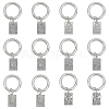 Tarot Theme Alloy Shoe Charms PALLOY-AB00062-1