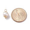 Natural Cultured Freshwater Pearl Beads Links Connectors PALLOY-JF01260-4