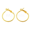 Iron Huggie Hoop Earring Findings IFIN-E025-01B-G-1