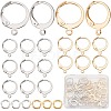 60Pcs 2 Color 304 Stainless Steel Leverback Earring Findings DIY-CN0002-52-1