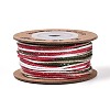 30M Segment Dyed Macrame Cotton Cord OCOR-T018-01D-1