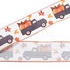 5 Yards Thanksgiving Day Printed Polyester Wired Ribbon OCOR-K009-01C-1