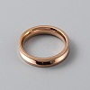 Stainless Steel Grooved Finger Ring Settings RJEW-WH0012-11A-2