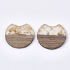 Resin & Wood Pendants X-RESI-T023-11H-2