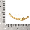 PVD Vacuum Plating 304 Stainless Steel Rhinestone Links STAS-L081-001G-3