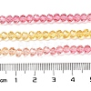 Transparent Painted Glass Beads Strands DGLA-A034-T4mm-A07-3