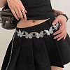 Alloy Pave Synthetic Turquoise Butterfly Link Waist Body Chains WG9C27F-01-1