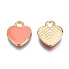 Alloy Enamel Charms ENAM-S121-041H-2