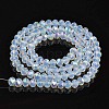 Electroplate Glass Beads Strands X-EGLA-A034-J6mm-L07-2