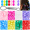 560Pcs 8 Colors Plastic Beads KY-PH0002-31-1