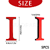 Acrylic Mirror Wall Stickers Decal DIY-CN0001-13B-I-2