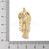 Brass Enamel Pendants LS-KK-Z124-01G-01-3