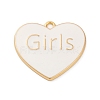 Alloy Enamel Pendants ENAM-M009-02B-01G-1