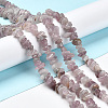 Natural Rose Quartz Beads Strands G-P497-03A-02-2