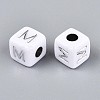 Opaque Acrylic Beads SACR-T035-03M-3