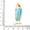 Brass with Enamel Big Pendants KK-CBA2F11-05G-02-3