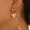 Metal Bird 201 Stainless Steel Hoop Earrings for Women Daily Versatile Jewelry SE6238-1-3