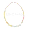 Natural Green Jade Graduated Beads Strands GG-CBA2AE1-A06-C-4