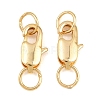 Brass Lobster Claw Clasps KK-CBAA0F5-01G-1