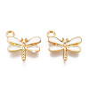 Light Gold Plated Alloy Charms ENAM-T009-02F-2