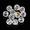 Frosted Baking Paint Glass Beads DGLA-N005-8mm-01-2