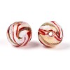 Handmade Gold Sand Lampwork Beads LAMP-T024-11F-2