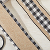 2 Rolls 2 Colors Imitation Burlap Ribbon DIY-CY0001-75-6