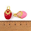 Brass Micro Pave Cubic Zirconia Pendants KK-E112-02G-4