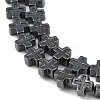 Synthetic Non-magnetic Hematite Beads Strands G-K375-D01-01-2