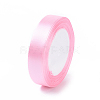 Breast Cancer Pink Awareness Ribbon Making Materials Single Face Satin Ribbon RC20mmY004-1