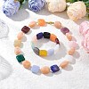 Square Acrylic Beaded Bracelets & Necklaces Sets SJEW-JS01346-1