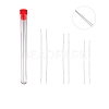 Tarnish Resistant Stainless Steel Collapsible Big Eye Beading Needles X-SENE-PW0013-02U-1