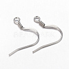 316 Surgical Stainless Steel French Earring Hooks X-STAS-Q041-1-2