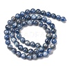 Natural Kyanite/Cyanite/Disthene Round Beads Strands G-O017-6mm-04D-5
