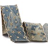 Star Bronzing Denim Polyester Ribbon PW-WGCF3C2-02-1