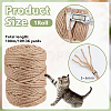 100M Jute Twisted Cord OCOR-WH0078-470A-2