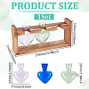 Heart Glass Vase AJEW-WH0777-010-3
