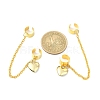 Brass Cuff Earrings EJEW-JE05407-01-2