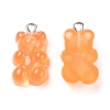 Resin Pendants RESI-WH0008-09D-2