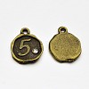 Antique Bronze Plated Alloy Rhinestone Charms LS-ALRI-J153-05-NF-1