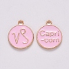 Alloy Enamel Pendants ENAM-S124-01B-09E-1