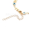 Brass Cobs Chain Bracelets BJEW-JB06184-5