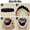 20Pcs 2 Colors Felt Hat Inner Support Rack AJEW-CY0002-47-6