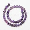 Natural Druzy Geode Agate Bead Strands G-K166-09-10mm-07-2