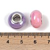 Opaque Resin European Beads RESI-C059-01G-3